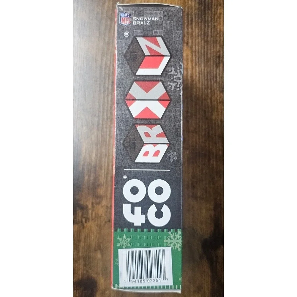 NFL Cleveland Browns BRXLZ Snowman 3-D Puzzle 654 Pieces FOCO Sealed Tape New